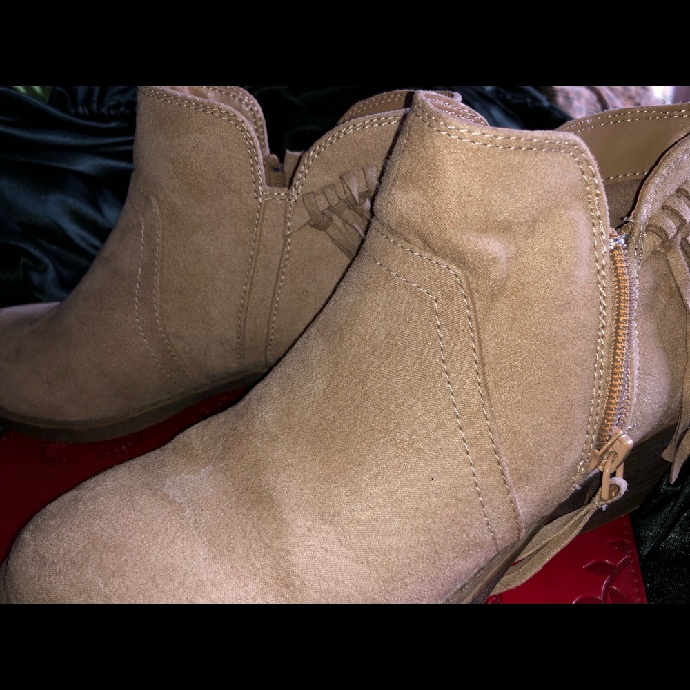 Tan Booties - Picture 5 of 8